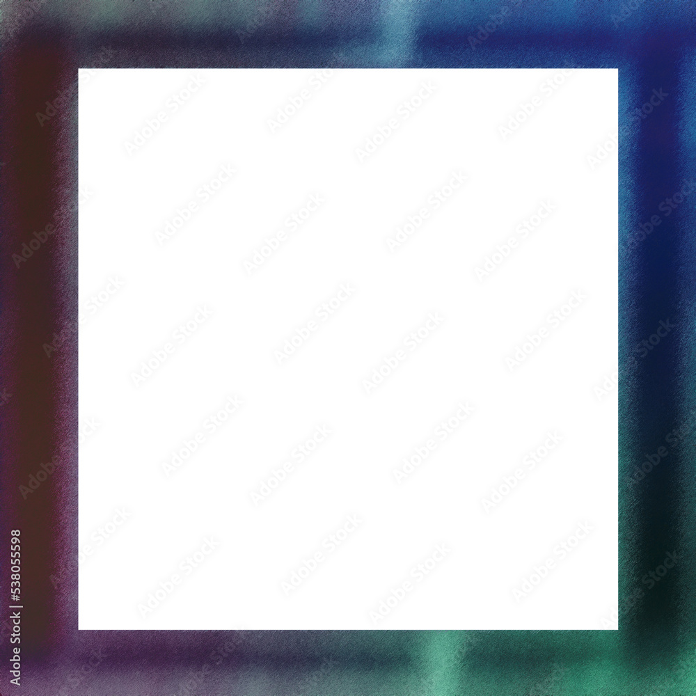 Abstract transparent glitch art border element. Abstract transparent glitch art border element.