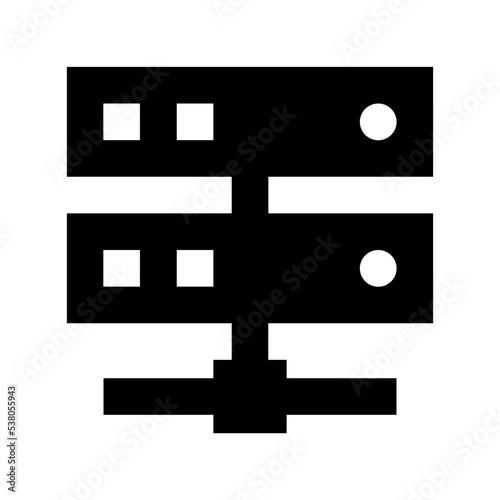 Server Network Vector Icon 