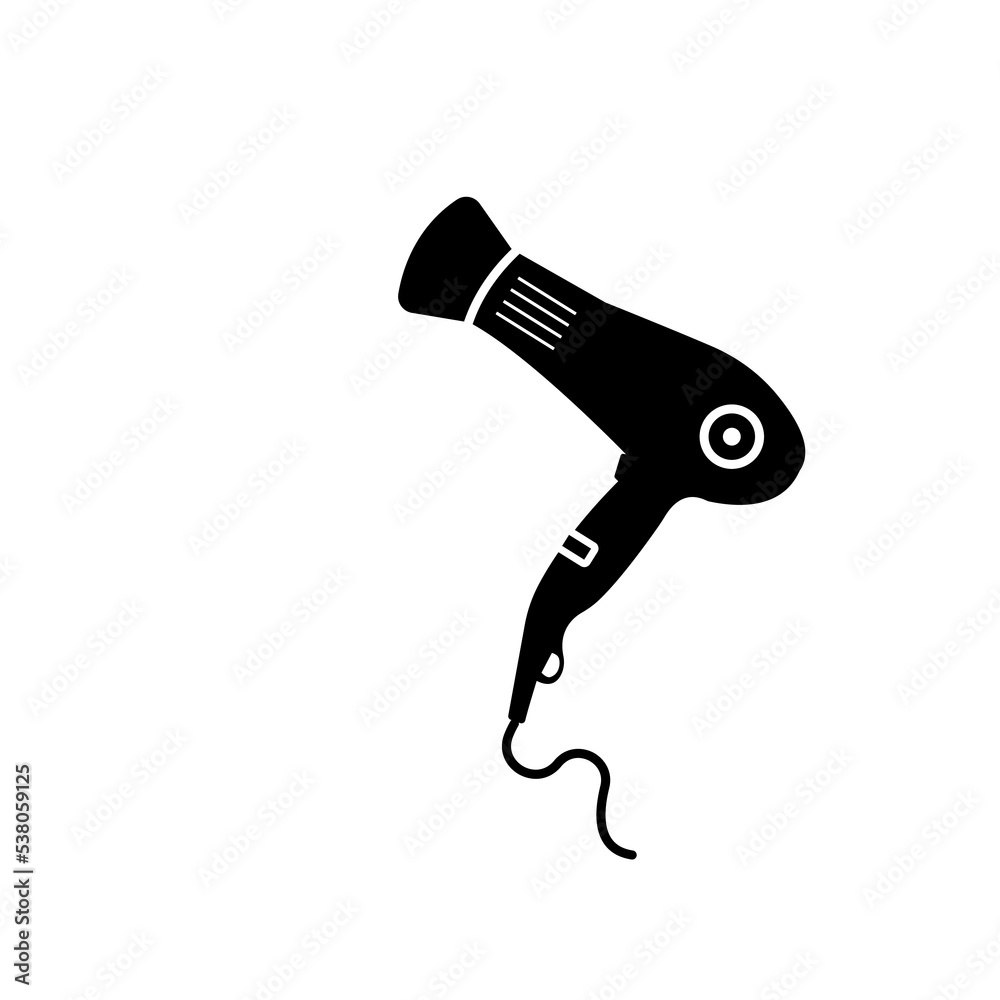 Εκτύπωση καμβά Hairdryer icon vector icon