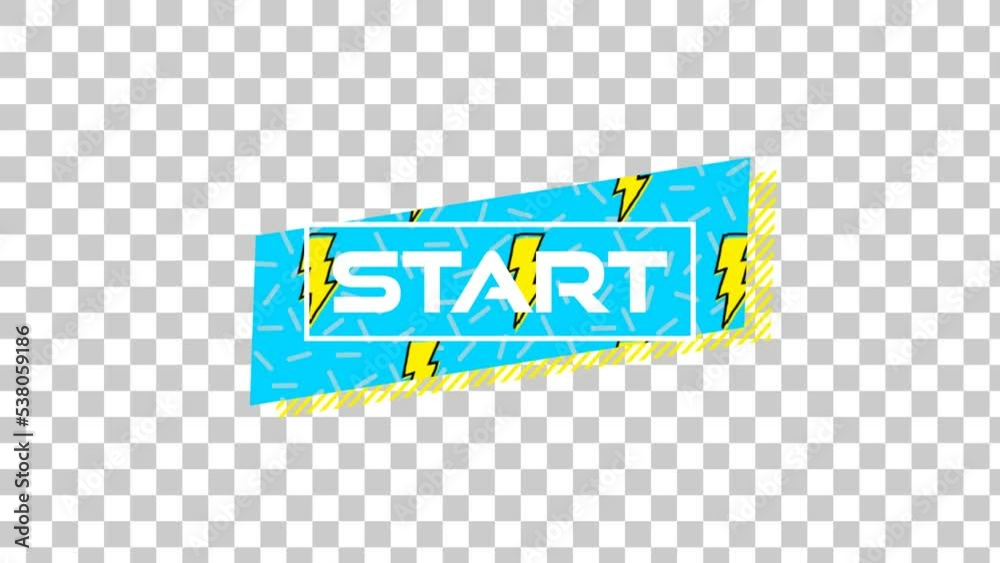 Animation of start and circles over transparent background Animation of start and circles over transparent background