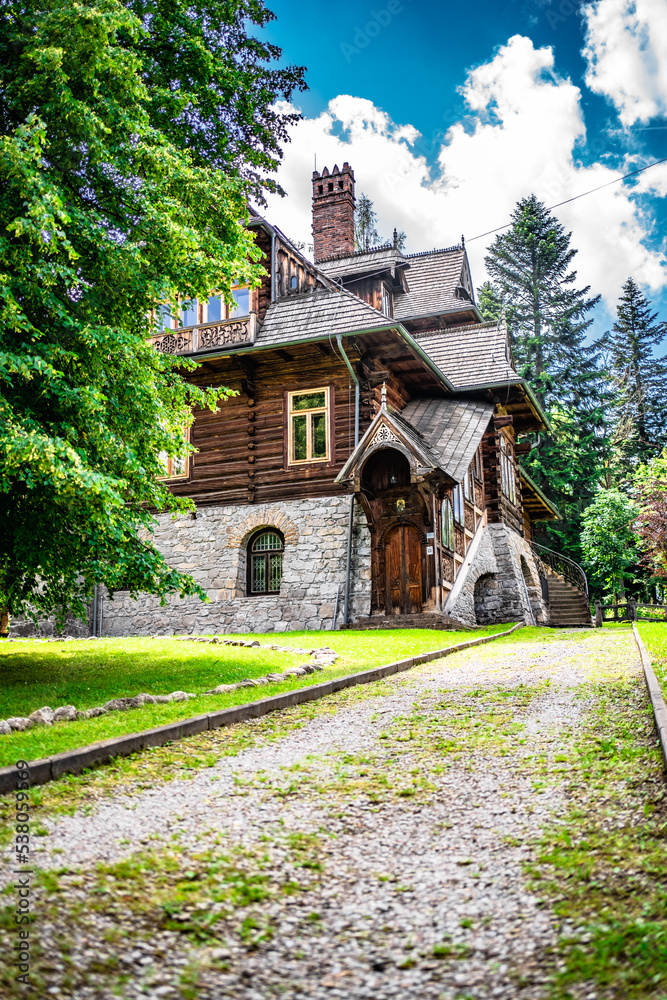 Willa pod Jedlami - Zakopane, szlak architektury drewnianej, Polska