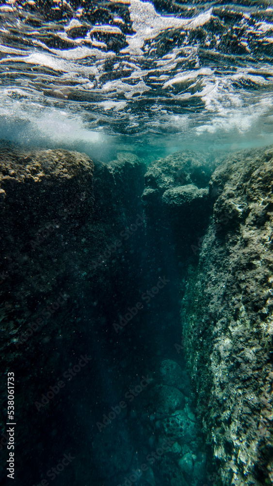 underwater seascape tropical