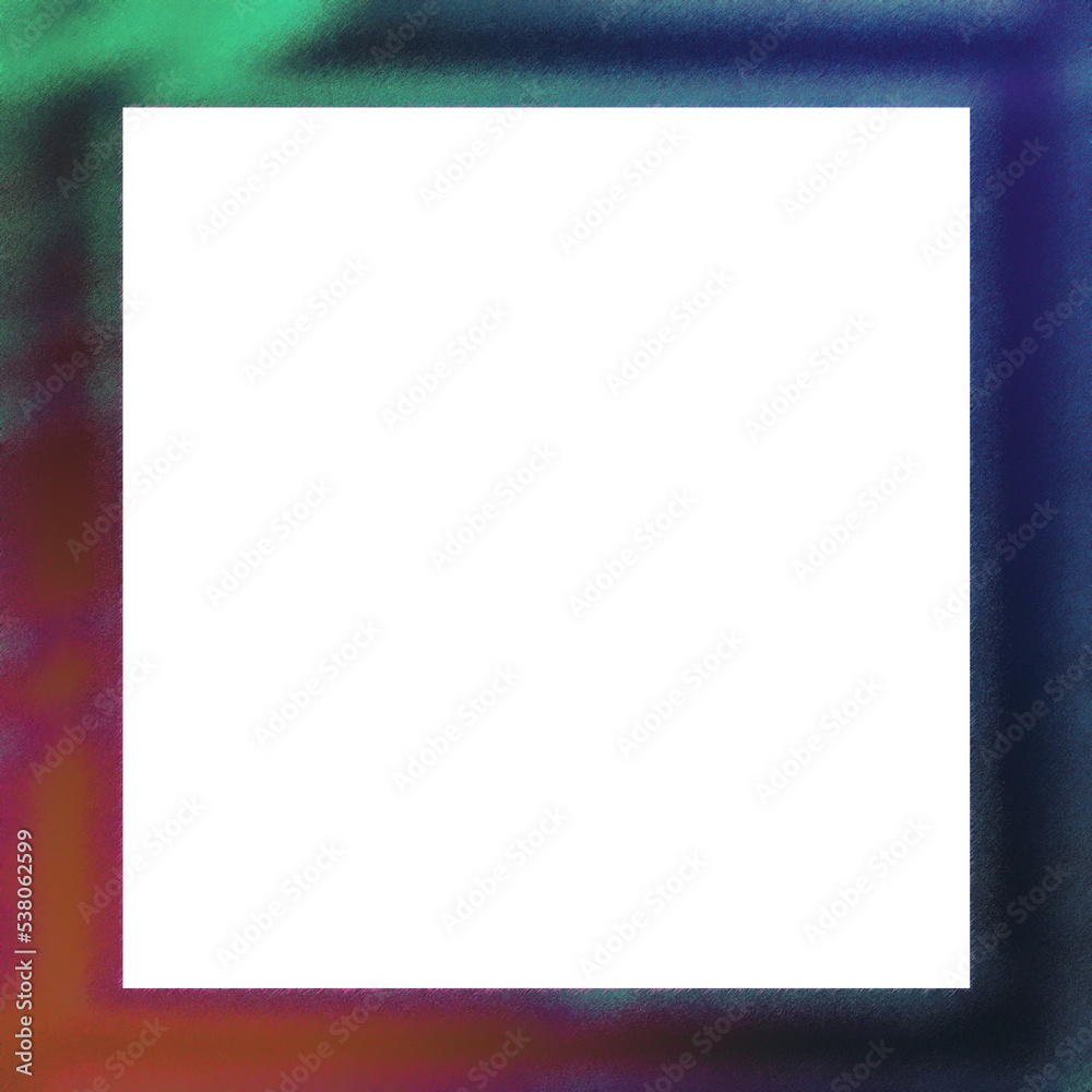 Abstract transparent glitch art border element. Abstract transparent glitch art border element.