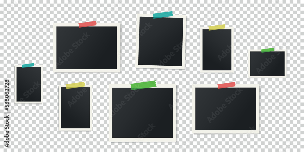 Picture FrameTemplates - Different Vector Illustrations Isolated On Transparent Background Picture FrameTemplates - Different Vector Illustrations Isolated On Transparent Background
