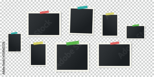 Picture FrameTemplates - Different Vector Illustrations Isolated On Transparent Background
