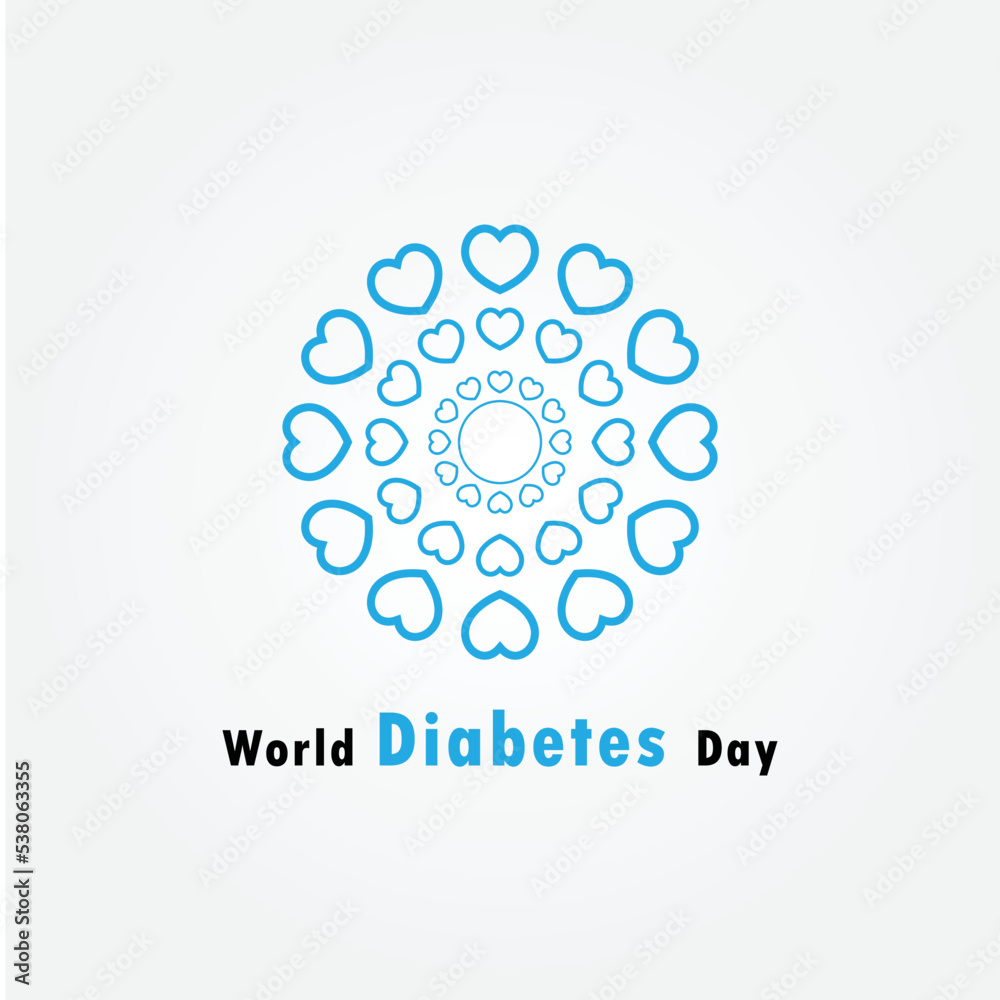 world diabetes day template design