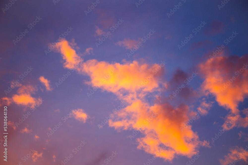orange clouds in the sky orange clouds in the sky