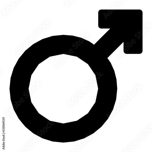 Male Gender Vector Icon