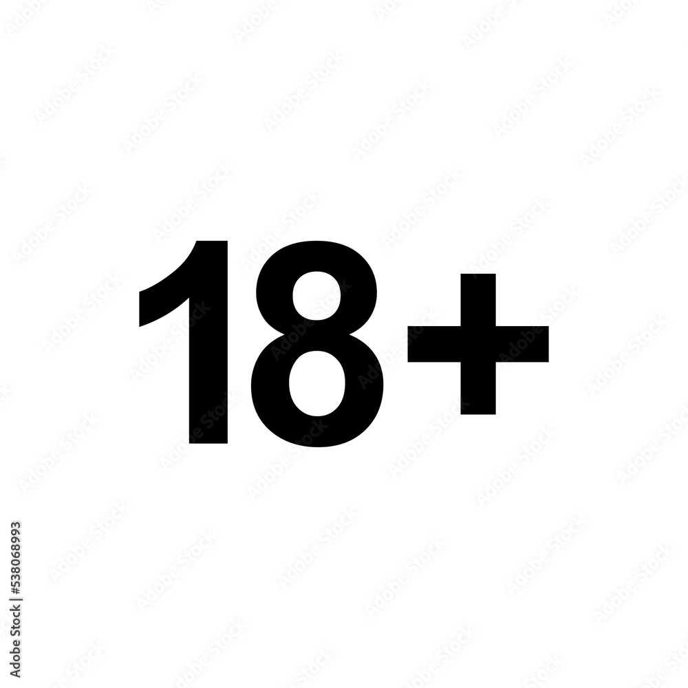 Sign of Adult Only for Eighteen Plus (18+) and Twenty One Plus (21+) Age. Age Rating Icon Symbol. Format PNG Sign of Adult Only for Eighteen Plus (18+) and Twenty One Plus (21+) Age. Age Rating Icon Symbol. Format PNG