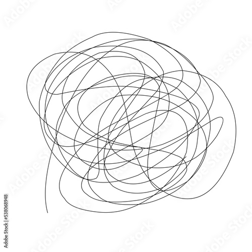 tangled abstract lines