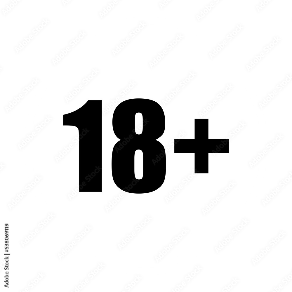 Sign of Adult Only for Eighteen Plus (18+) and Twenty One Plus (21+) Age. Age Rating Icon Symbol. Format PNG Sign of Adult Only for Eighteen Plus (18+) and Twenty One Plus (21+) Age. Age Rating Icon Symbol. Format PNG