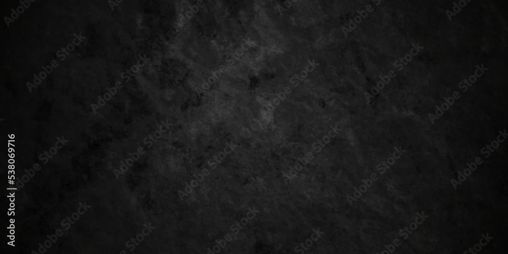 Black stone concrete texture background anthracite panorama. Panorama dark grey black slate background or texture.	
