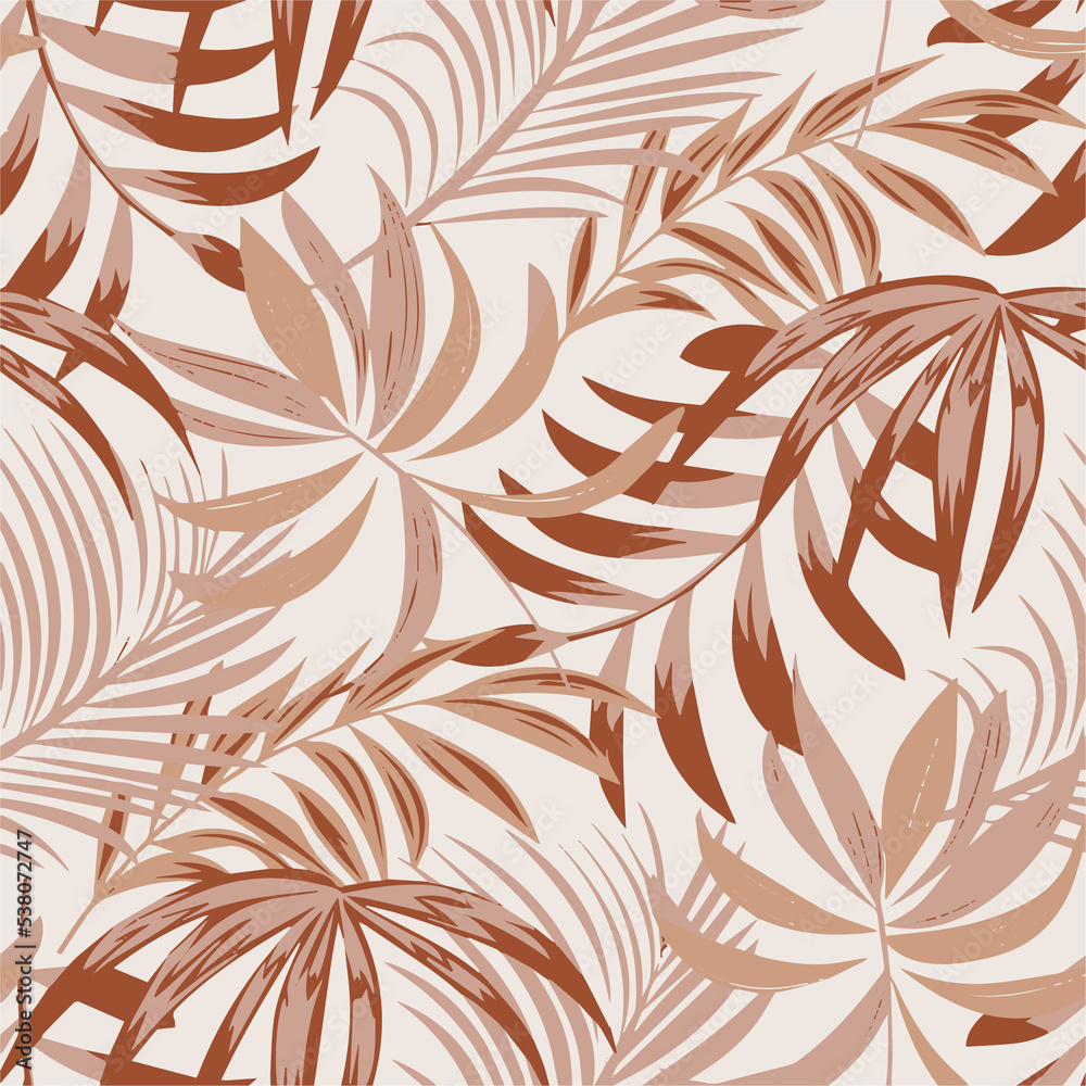 Exotic Tropical or hawaii, hawaiian print, seamless pattern design