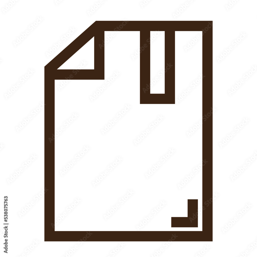 officce paper sheet stationery outline icon officce paper sheet stationery outline icon