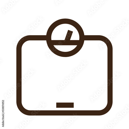 health medical weigher outline icon