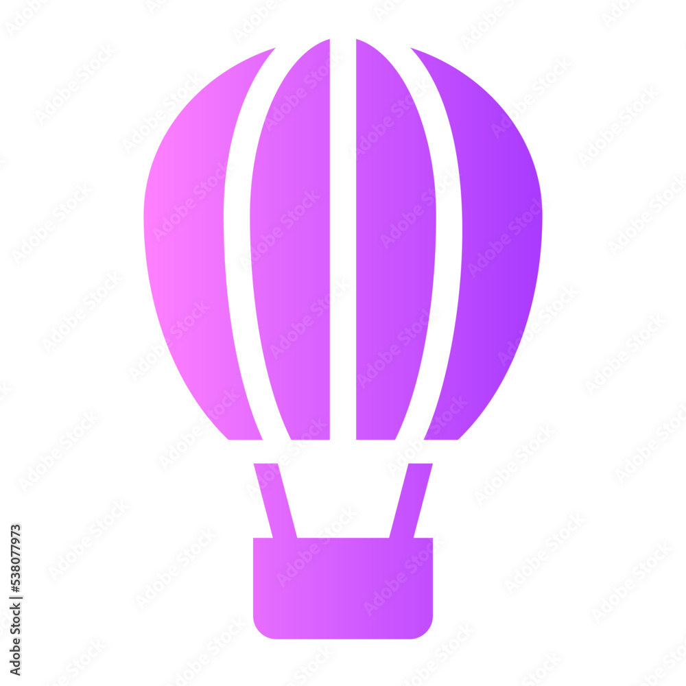 Obraz premium air ballon gradient icon