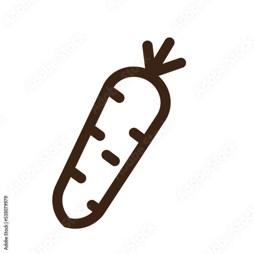 harvest organic vegetable outline icon