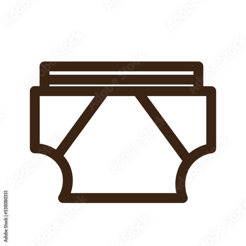 clothes fabric garment outline icon