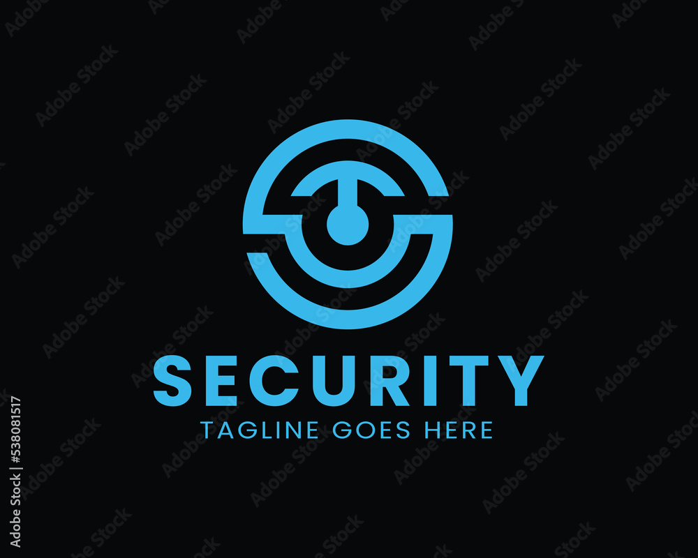 S Security Logo, st secure logo, st logo vector illustrator, st monogram logo