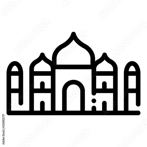 Taj Mahal icon