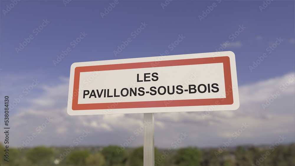 Panneau de la ville de Les Pavillons-sous-Bois. Entrée dans la municipalité.
Panneau de la ville de Les Pavillons-sous-Bois. Entrée dans la municipalité.