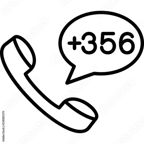 Malta Dial code Icon
