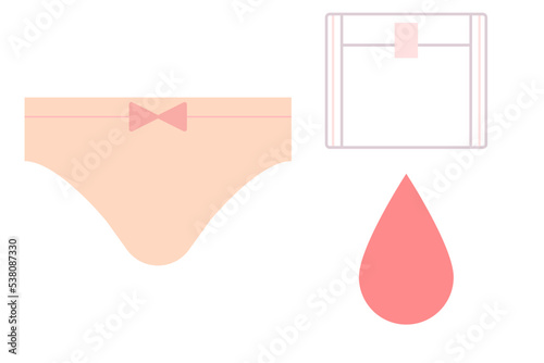 パンツ　ショーツ　生理　