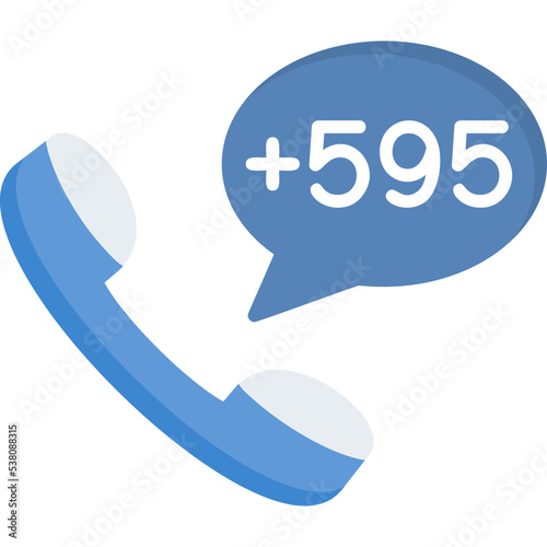 Paraguay Dial code Icon