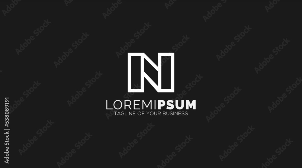 Letter N logo icon design template elements
Letter N logo icon design template elements