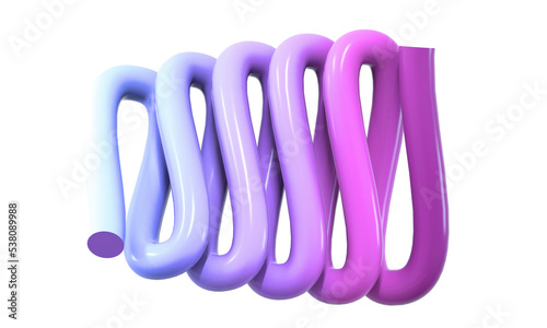 Abstract 3D Shape Transparent