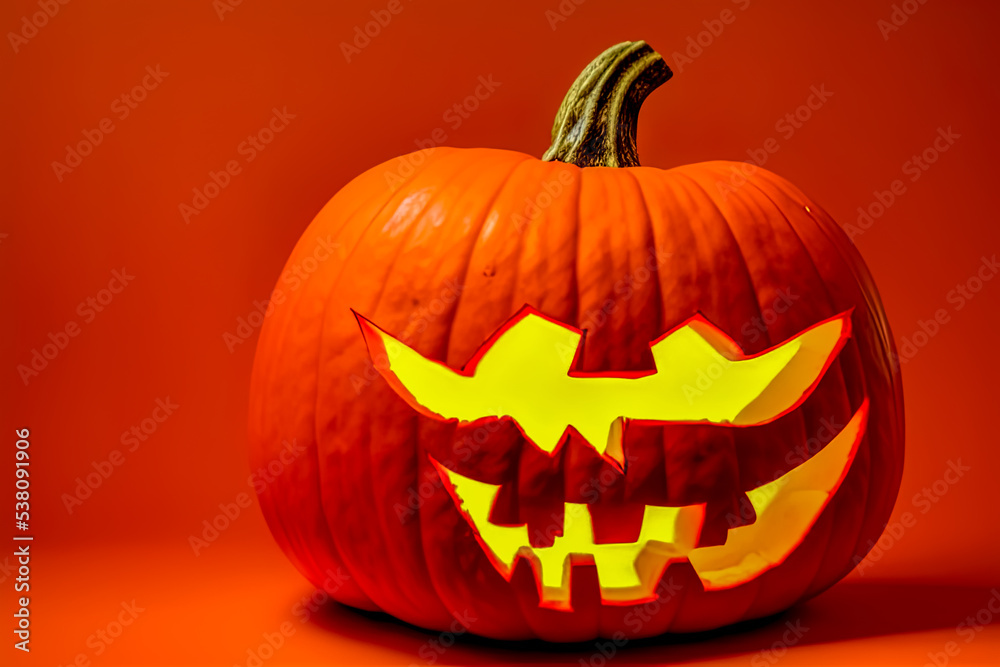 Spookey Halloween Pumpkin cut out by kids in Studio Spookey Halloween Pumpkin cut out by kids in Studio