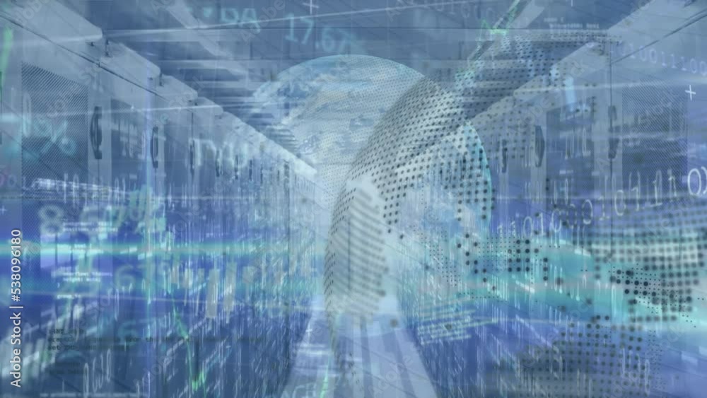 This video shows a global network of computers processing data and information This video shows a global network of computers processing data and information