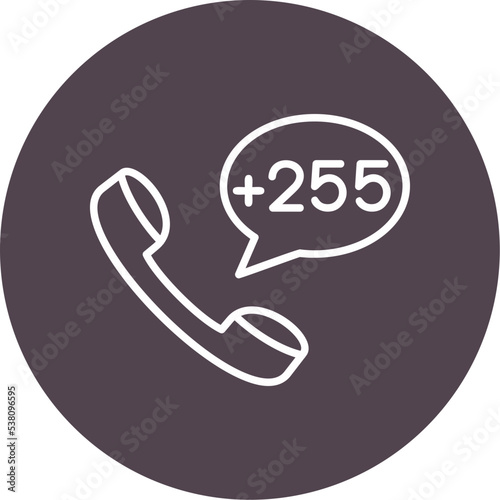 Tanzania Dial code Icon