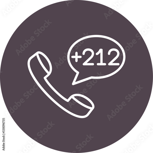 Western Sahara Dial code Icon