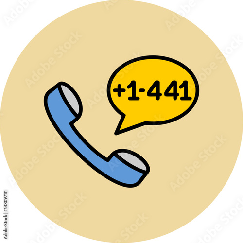 Bermuda Dial code Icon