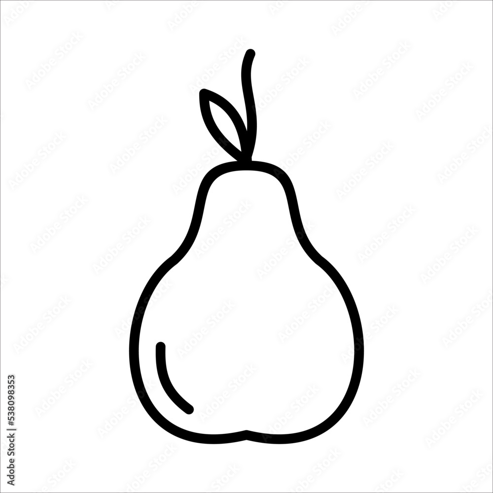 Pear Icon Logo Design Vector Template Illustration Sign And Symbol Pixels Perfect Pear Icon Logo Design Vector Template Illustration Sign And Symbol Pixels Perfect