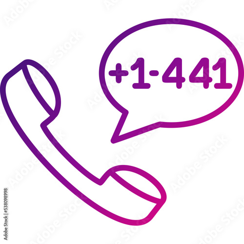 Bermuda Dial code Icon