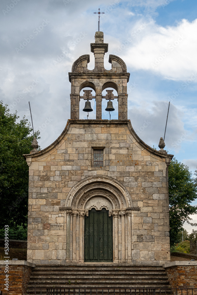St. Peter's Church. Portomarin, Lugo, Galicia, Spain. French Way of Saint James.