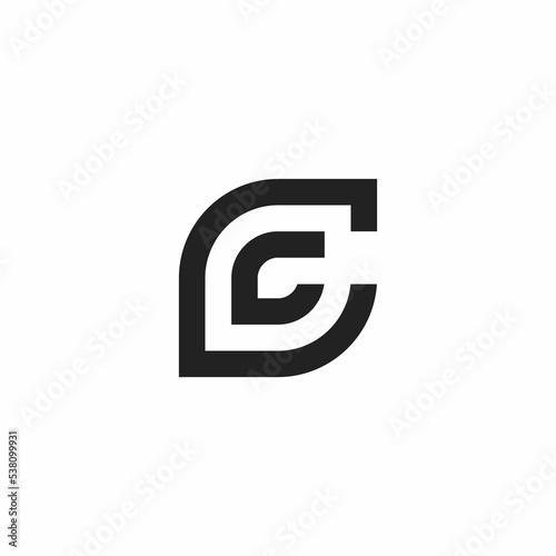 Free Download simple C and C initials logo - GFXLoad