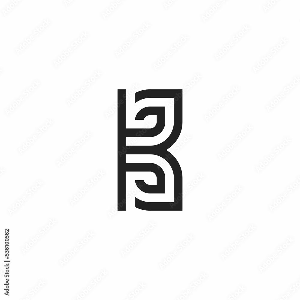 simple B and K initials logo simple B and K initials logo