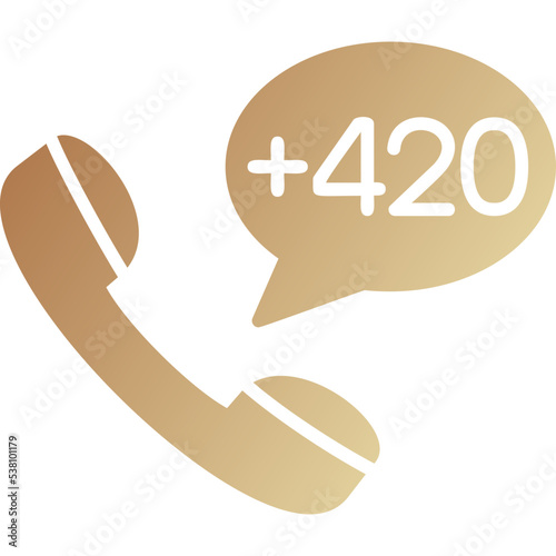 Czech Republic Dial code Icon
