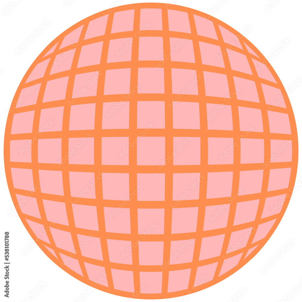 Abstract geometric shape. Cool psychedelic form. Abstract geometric shape. Cool psychedelic form.