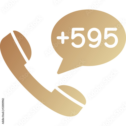 Paraguay Dial code Icon