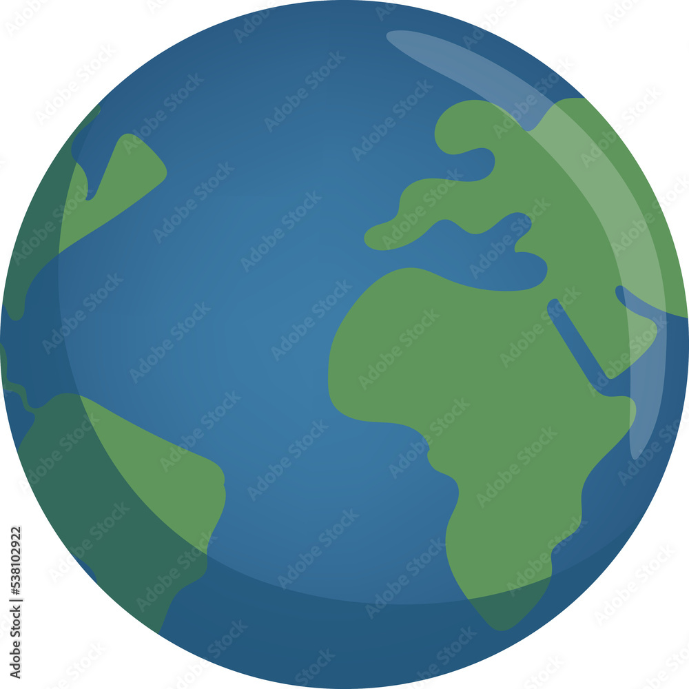 Earth globes isolated on white background. Flat planet Earth icon. png illustration. Earth globes isolated on white background. Flat planet Earth icon. png illustration.