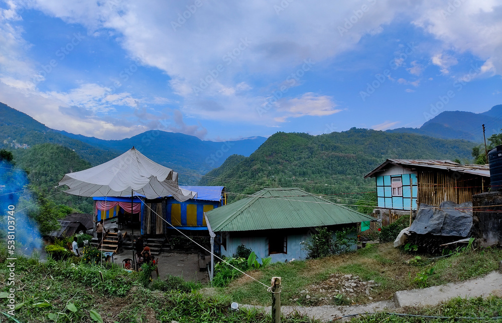 house in the mountains