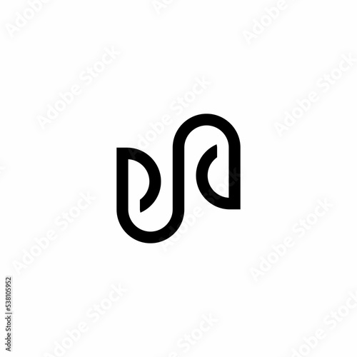 simple N initials logo