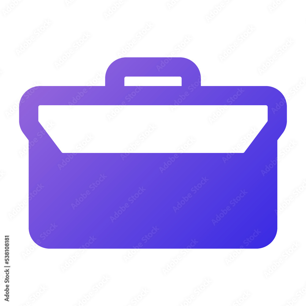 briefcase icon flat gradient style briefcase icon flat gradient style
