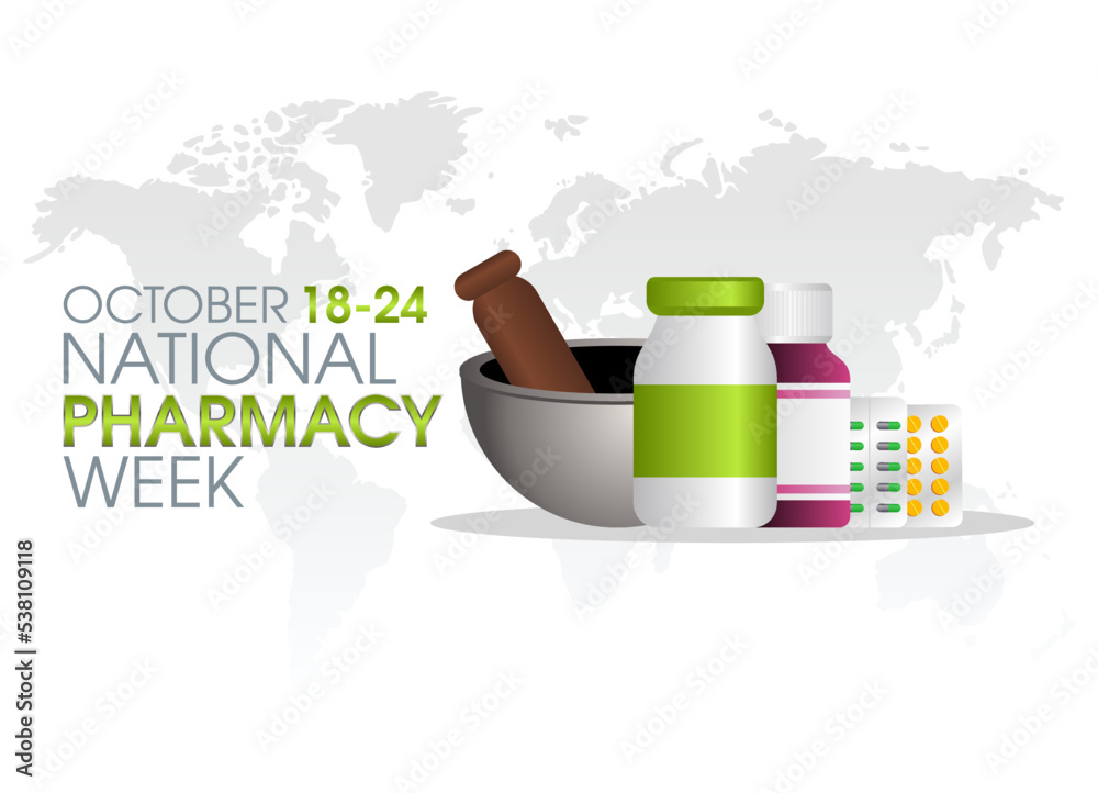 vector graphic of national pharmacy day good for national pharmacy day