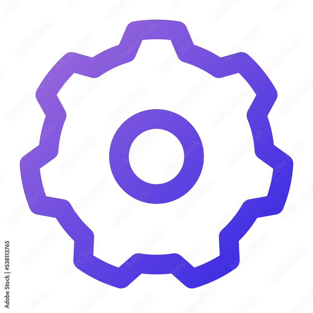 setting icon outline gradient style setting icon outline gradient style
