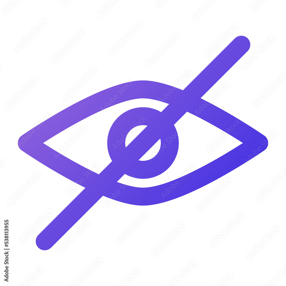 hide icon outline gradient style hide icon outline gradient style